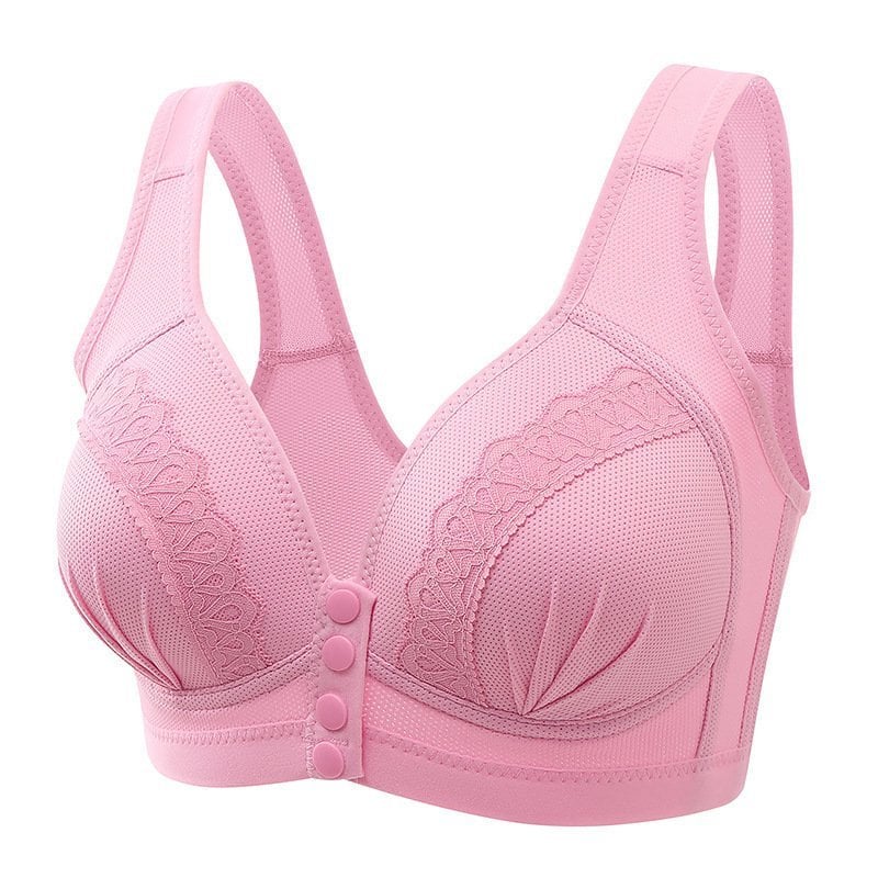 BUY 1 GET 2 FREE - 2023 Front Button Breathable Skin-Friendly Cotton Bra