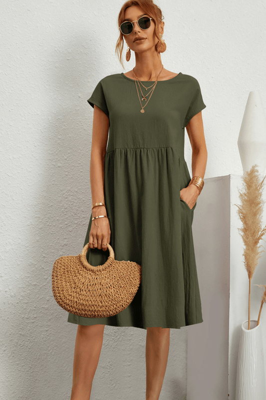 Vestido Soltinho Midi - Vintage