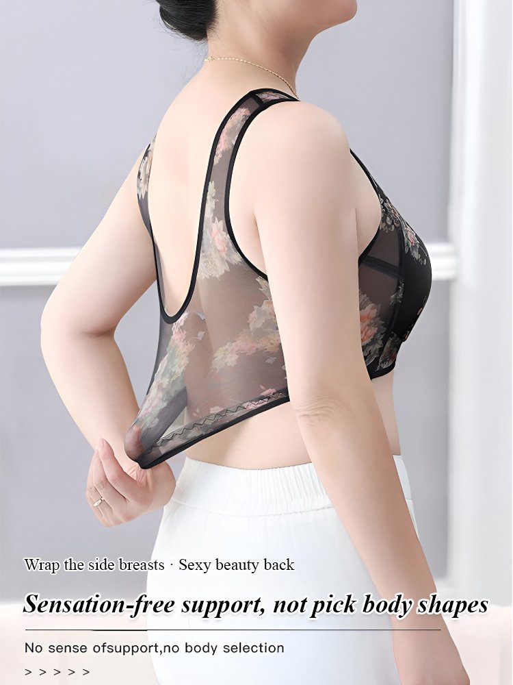 Lace Buttonless Comfortable Bra