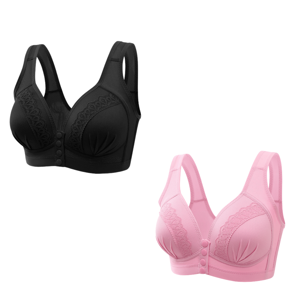 Kit Sutiã Push Up Fecho Frontal - Monalisa