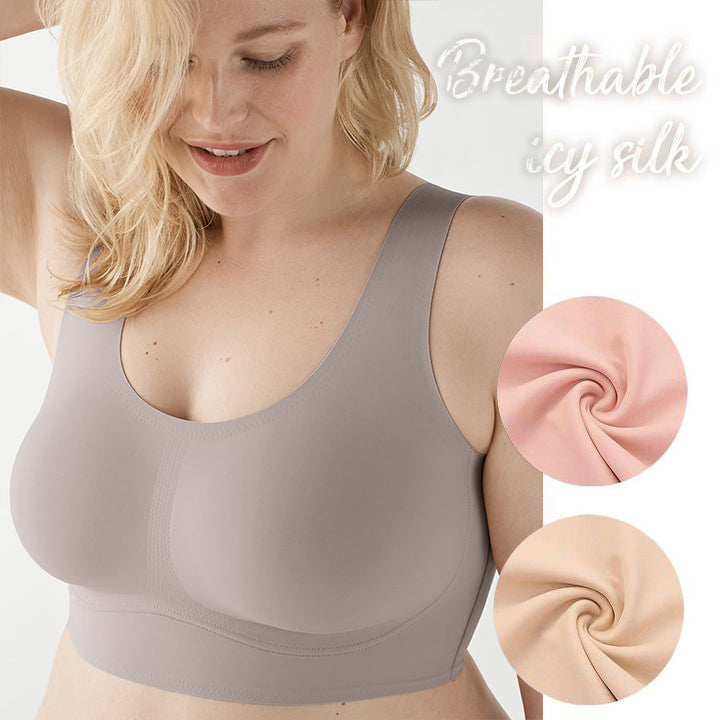 Plus Size Ice Silk Comfort Bra