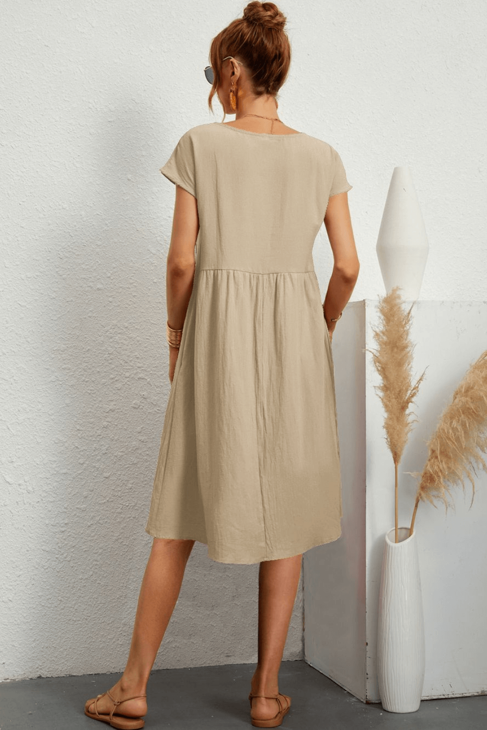 Vestido Soltinho Midi - Vintage